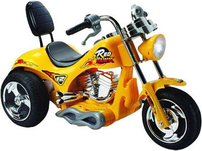 Mini Moto Red Hawk Motorcycle 12v Yellow