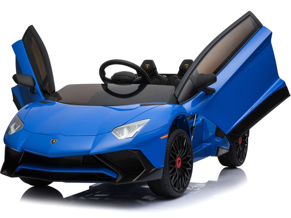 Mini Moto Lamborghini 12v Blue (2.4ghz RC)