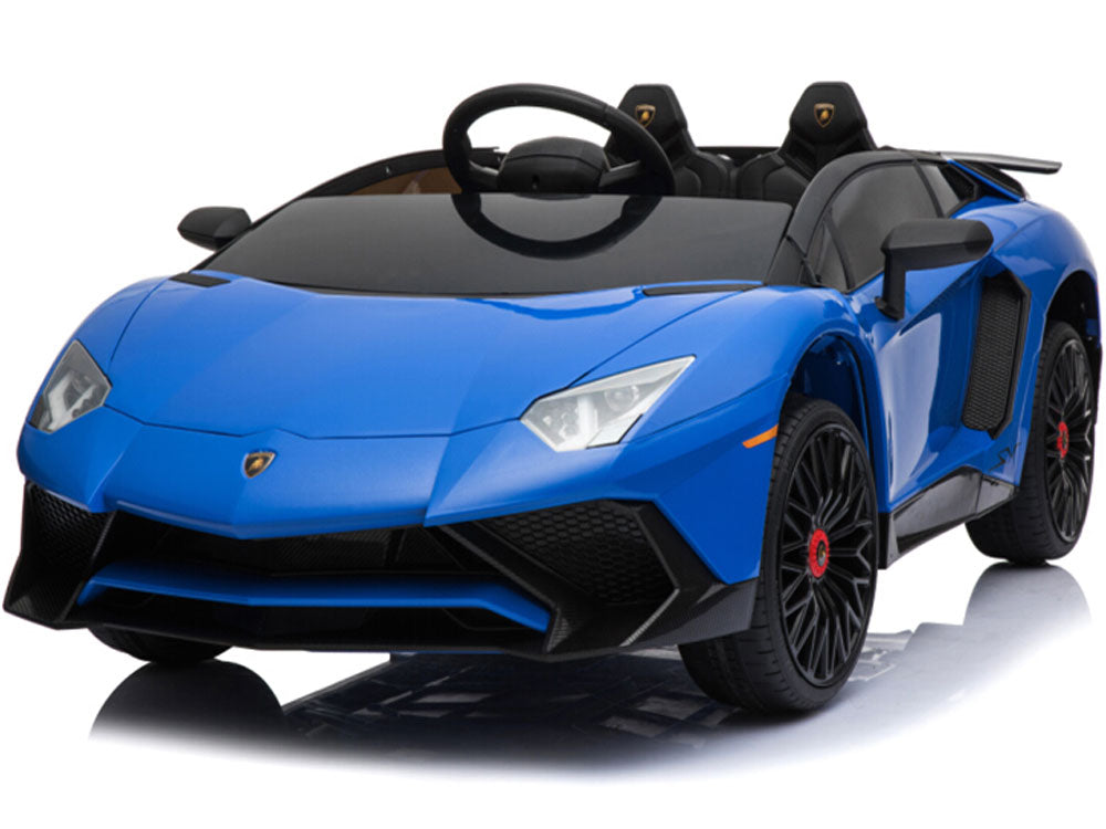Mini Moto Lamborghini 12v Blue (2.4ghz RC)