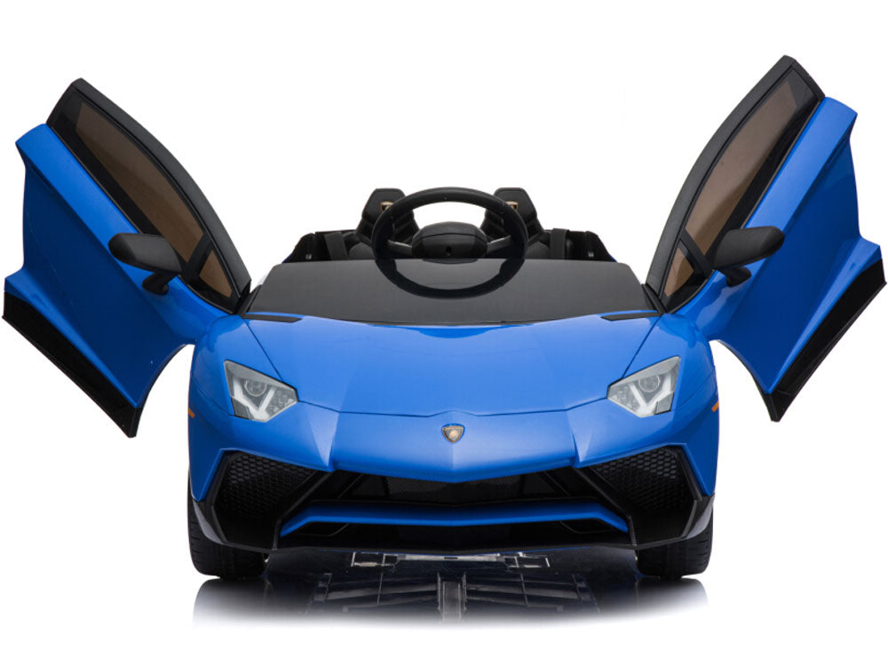 Mini Moto Lamborghini 12v Blue (2.4ghz RC)