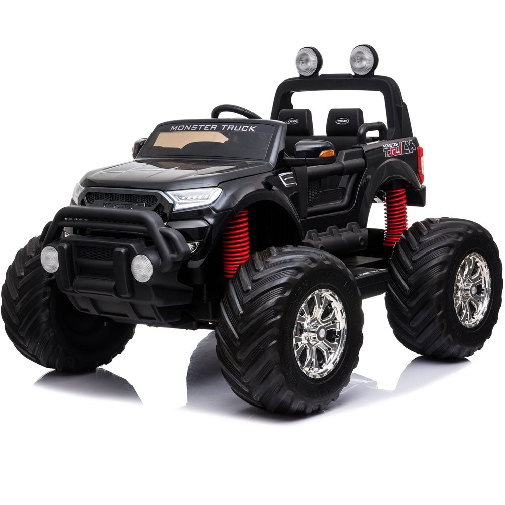 MotoTec Monster Truck 4x4 12v Black (2.4ghz)