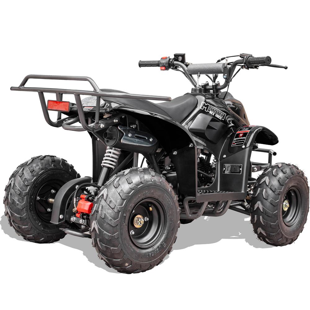 MotoTec Rex 110cc 4-Stroke Kids Gas ATV Black