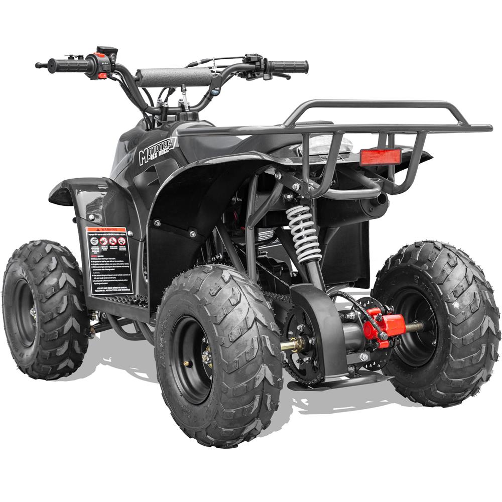 MotoTec Rex 110cc 4-Stroke Kids Gas ATV Black