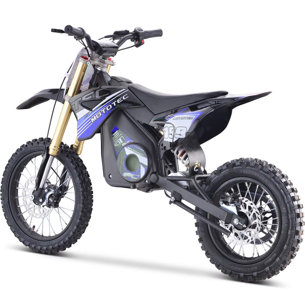 MotoTec 48v Pro Electric Dirt Bike 1800w Lithium Blue
