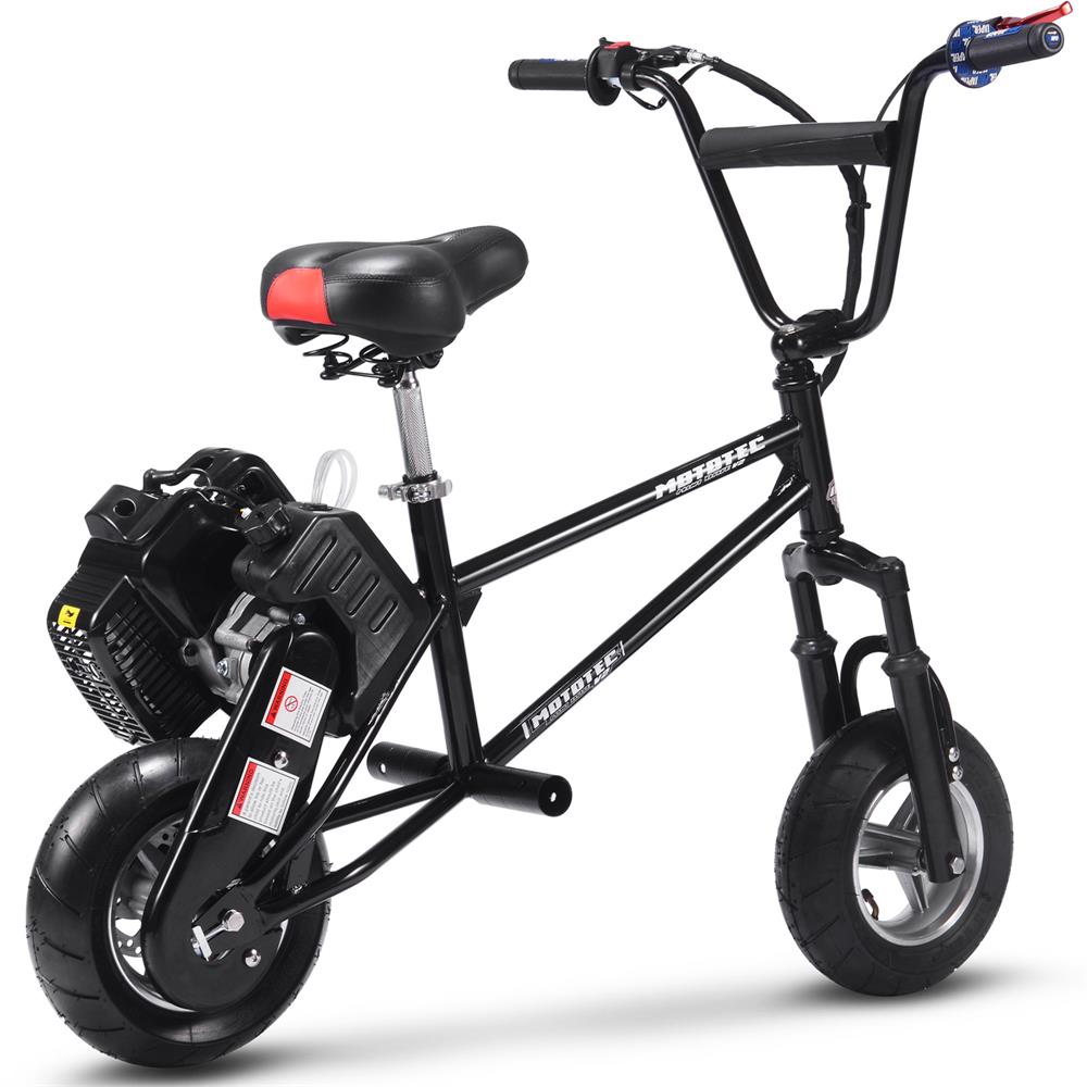 MotoTec 49cc Gas Mini Bike V2 Black