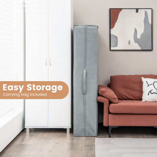 4 Inch Tri-fold Cool Gel Memory Foam Mattress-Queen Size