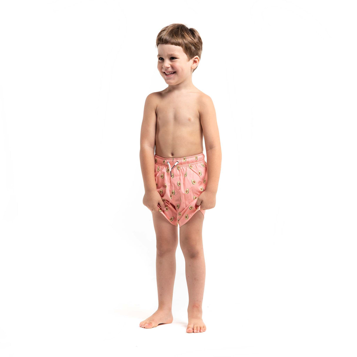 Pink Avocado - Kids Swim Trunks by Bermies
