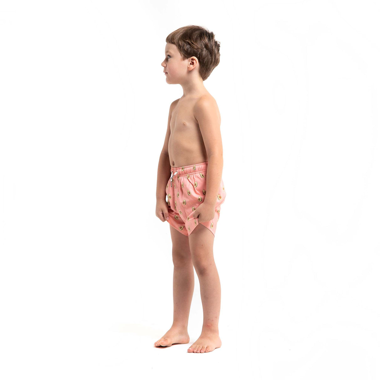 Pink Avocado - Kids Swim Trunks by Bermies