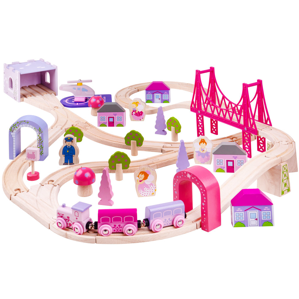 Fairy Town Train Set by Bigjigs Toys US