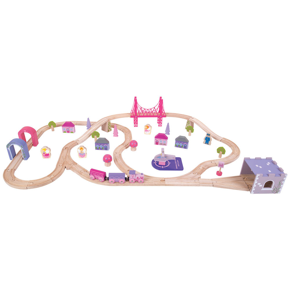 Fairy Town Train Set by Bigjigs Toys US