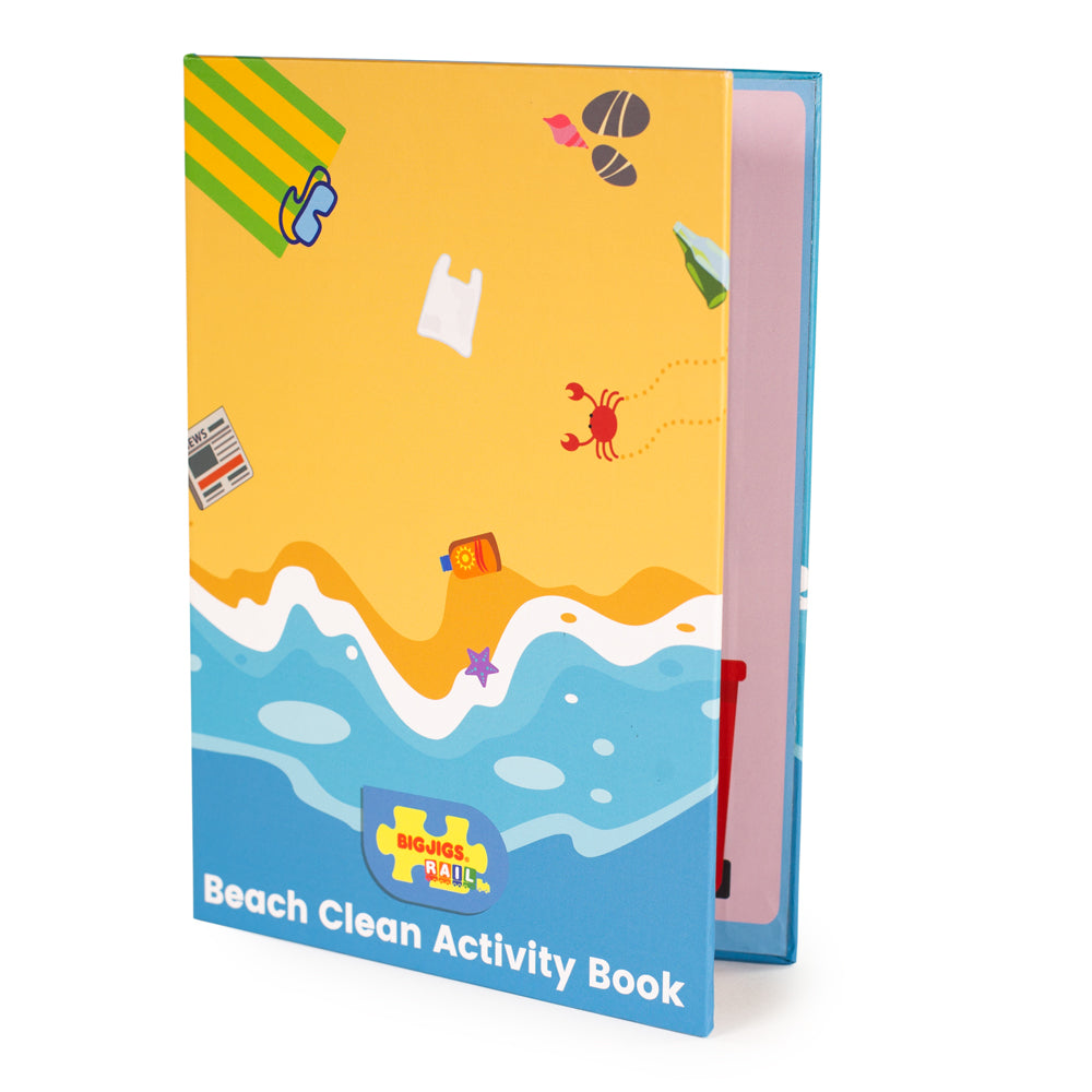 Coastal Clean Up Train Set by Bigjigs Toys US