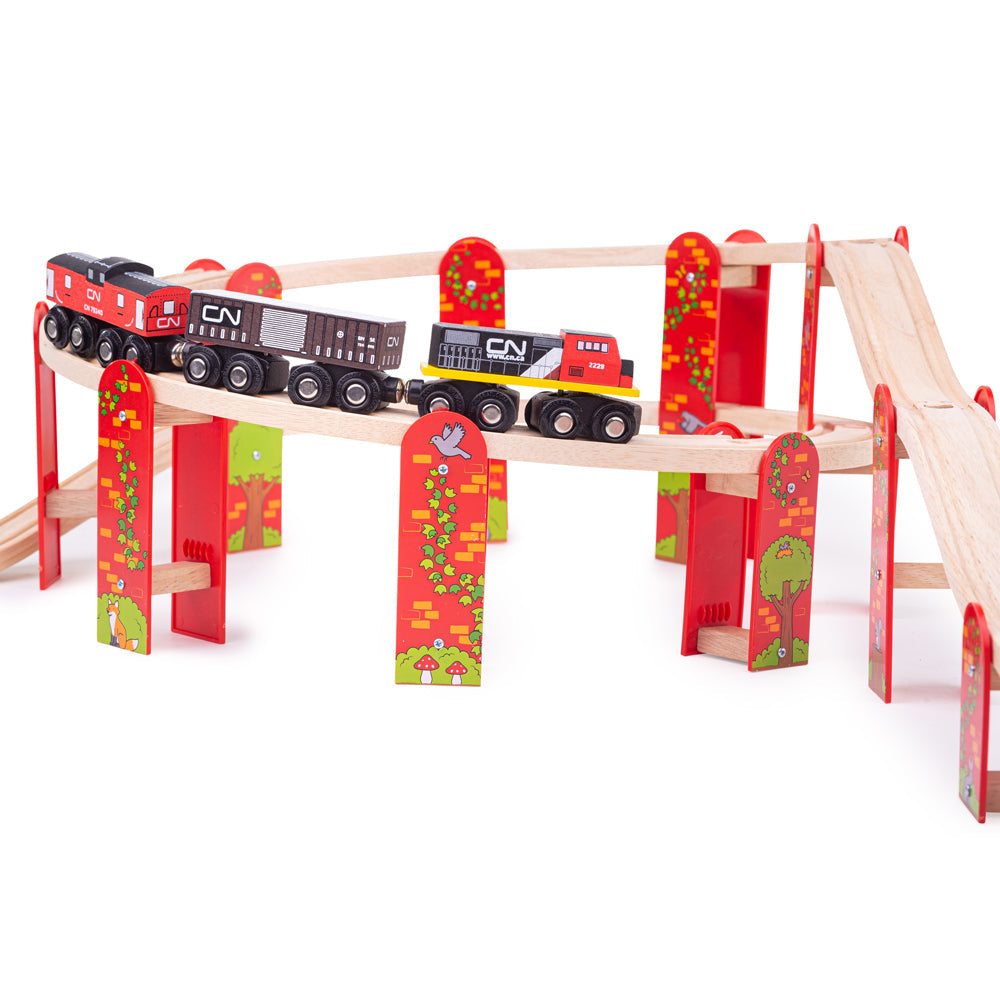 High Level Track Expansion Pack by Bigjigs Toys US