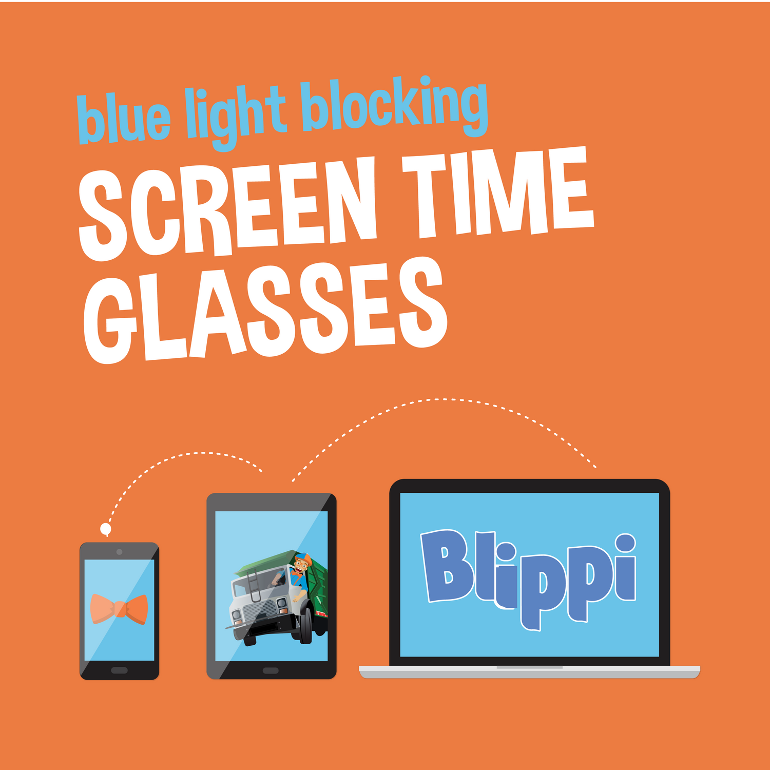 Blippi Screen Time Specs | Toddler by ro•sham•bo eyewear