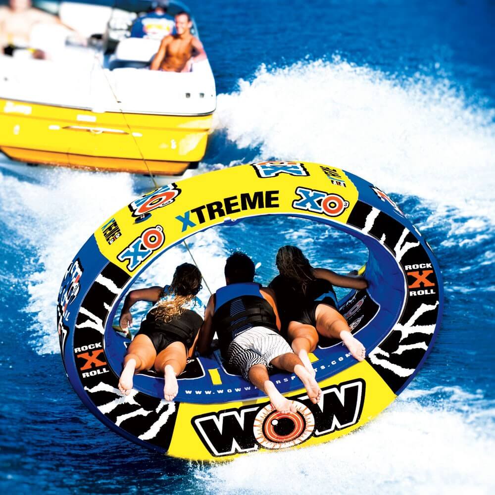 WOW Sports XO XTREME 1-3 Person Towable (12-1030) by Jupiter Gear