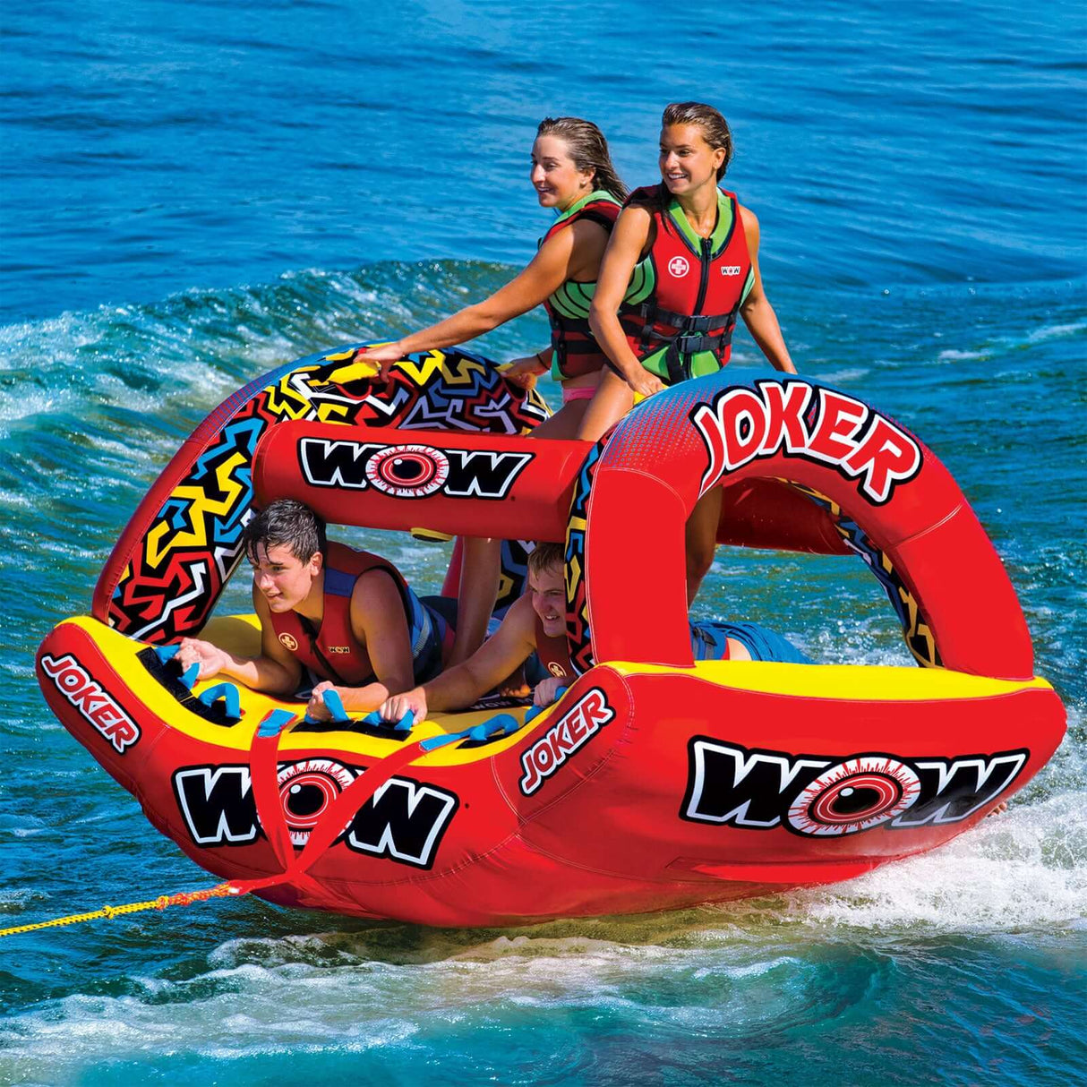 WOW Sports Joker 3-Person Towable (21-1020) by Jupiter Gear
