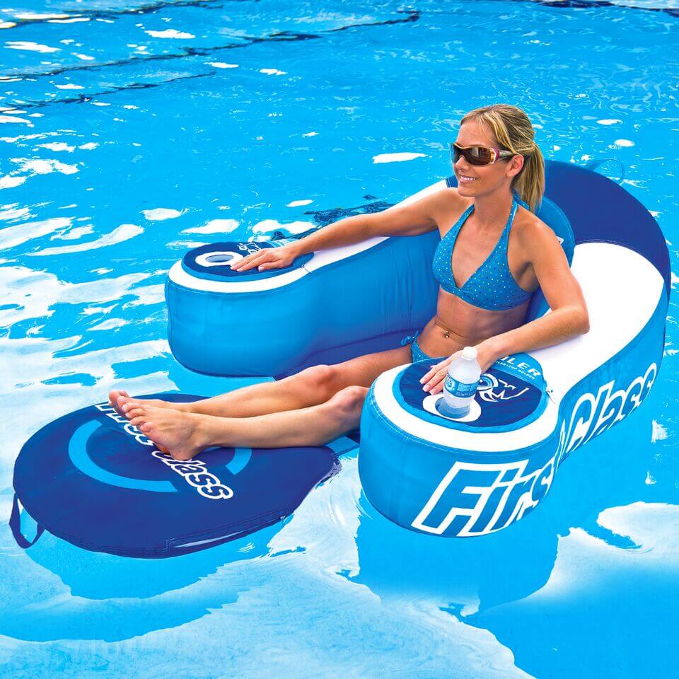 WOW Sports First Class Pool and Lake Lounge Chair (11-2030) by Jupiter Gear