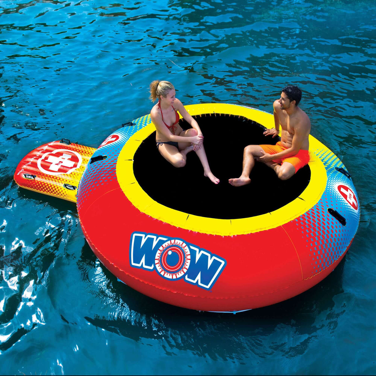 WOW Sports Floating Pool and Lake Bouncer (15-2030) by Jupiter Gear