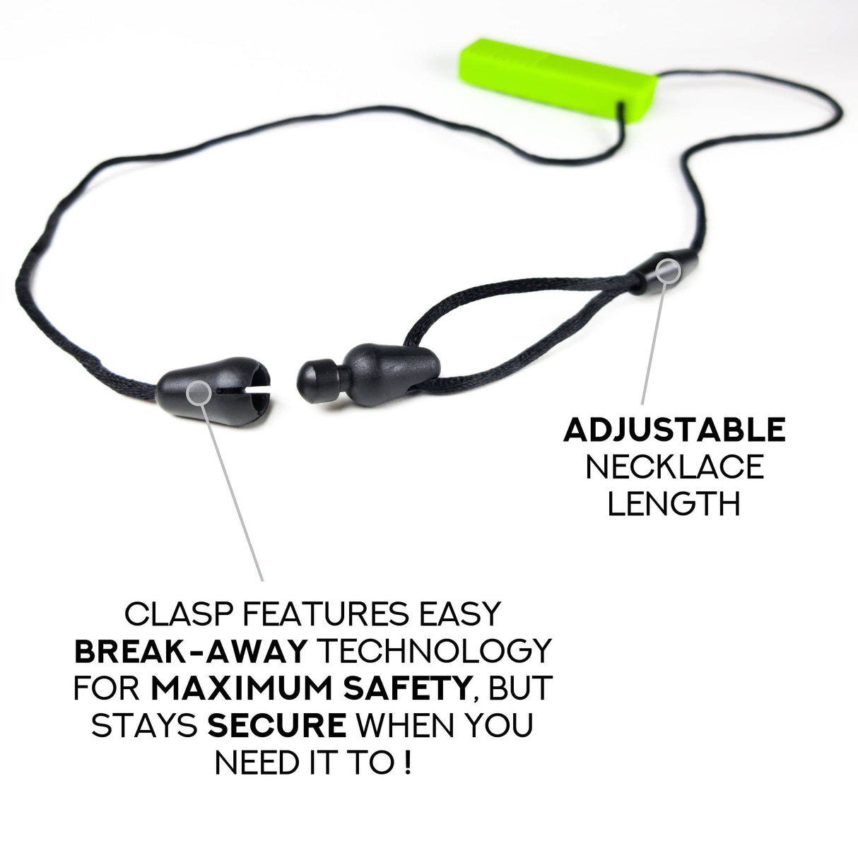 Sensory Brick Chew Necklace - Includes Bonus Pencil Topper by Senso Minds