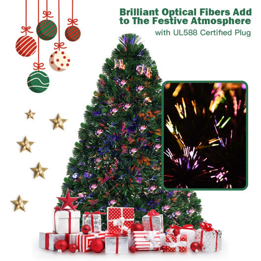 3' / 4' / 5' / 6' Fiber Optic Artificial PVC Christmas Tree-3 ft