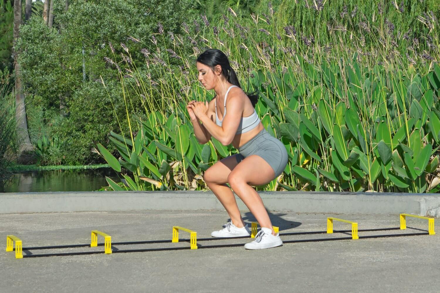 Raised Agility Ladder, 6 Rungs by Jupiter Gear