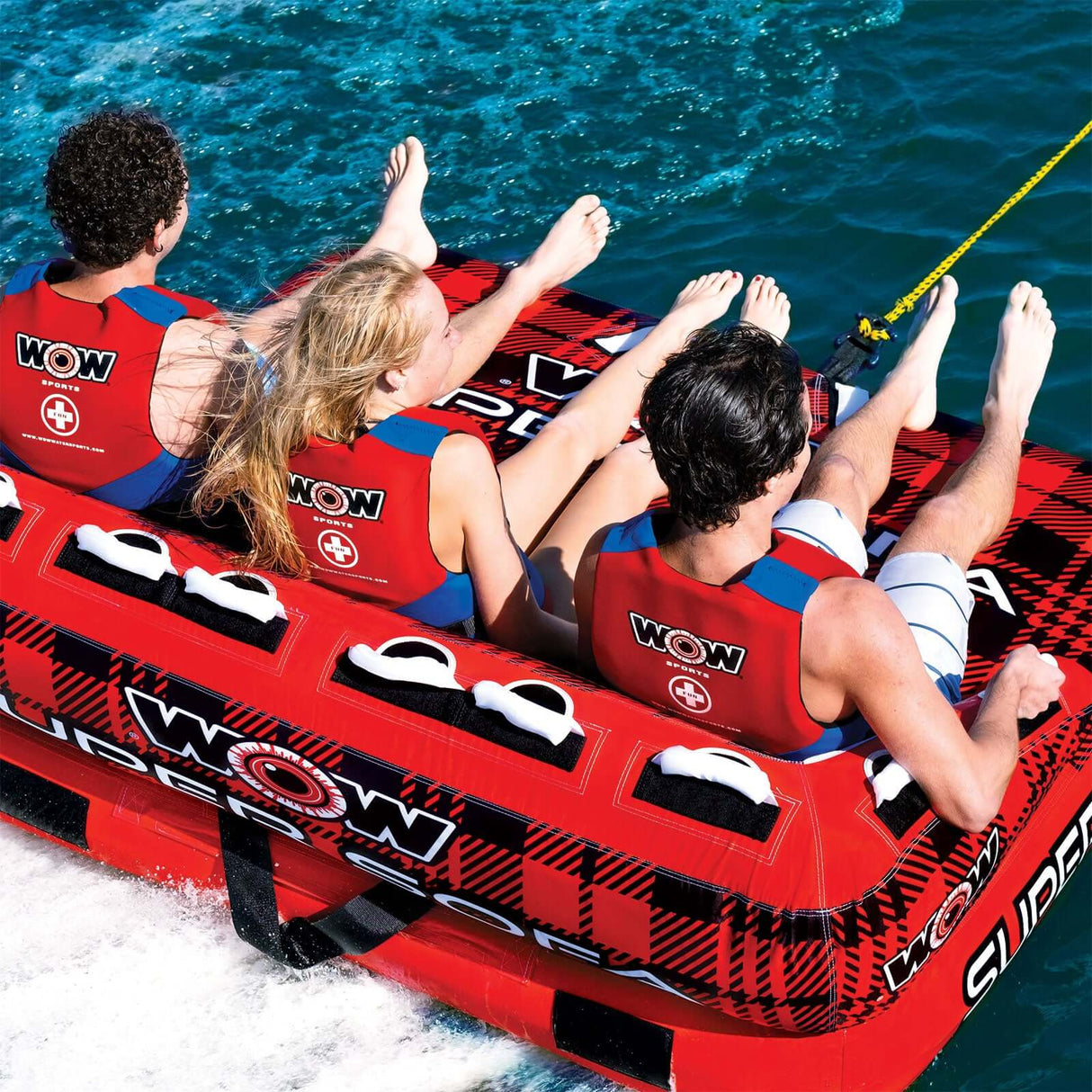 WOW Sports Super Sofa 1 to 3-Person Towable (21-1040) by Jupiter Gear