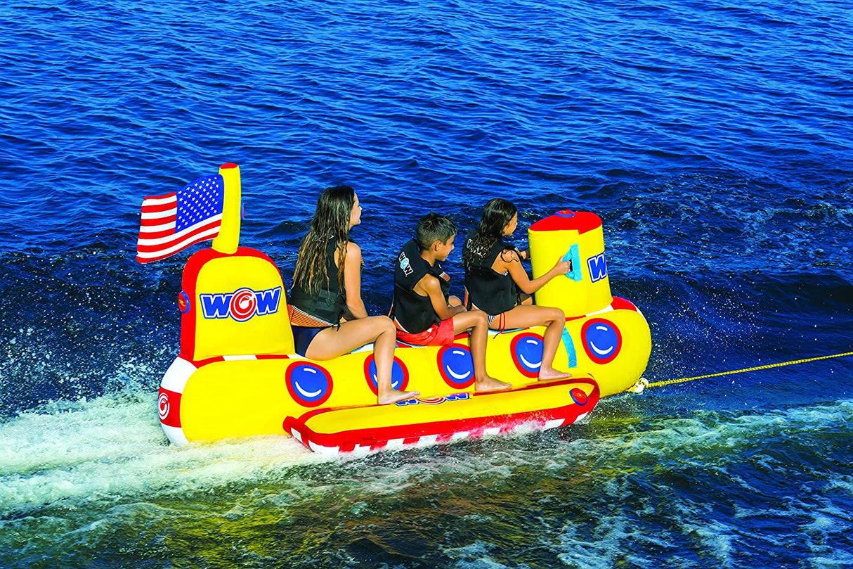 WOW Sports Submarine 3 Person 3P Towable (22-WTO-3973) by Jupiter Gear