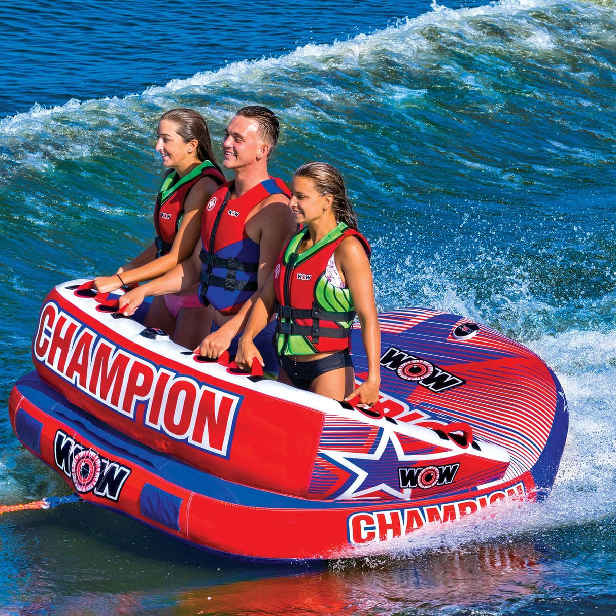 WOW Sports Champion 3-Person Towable (21-1010) by Jupiter Gear