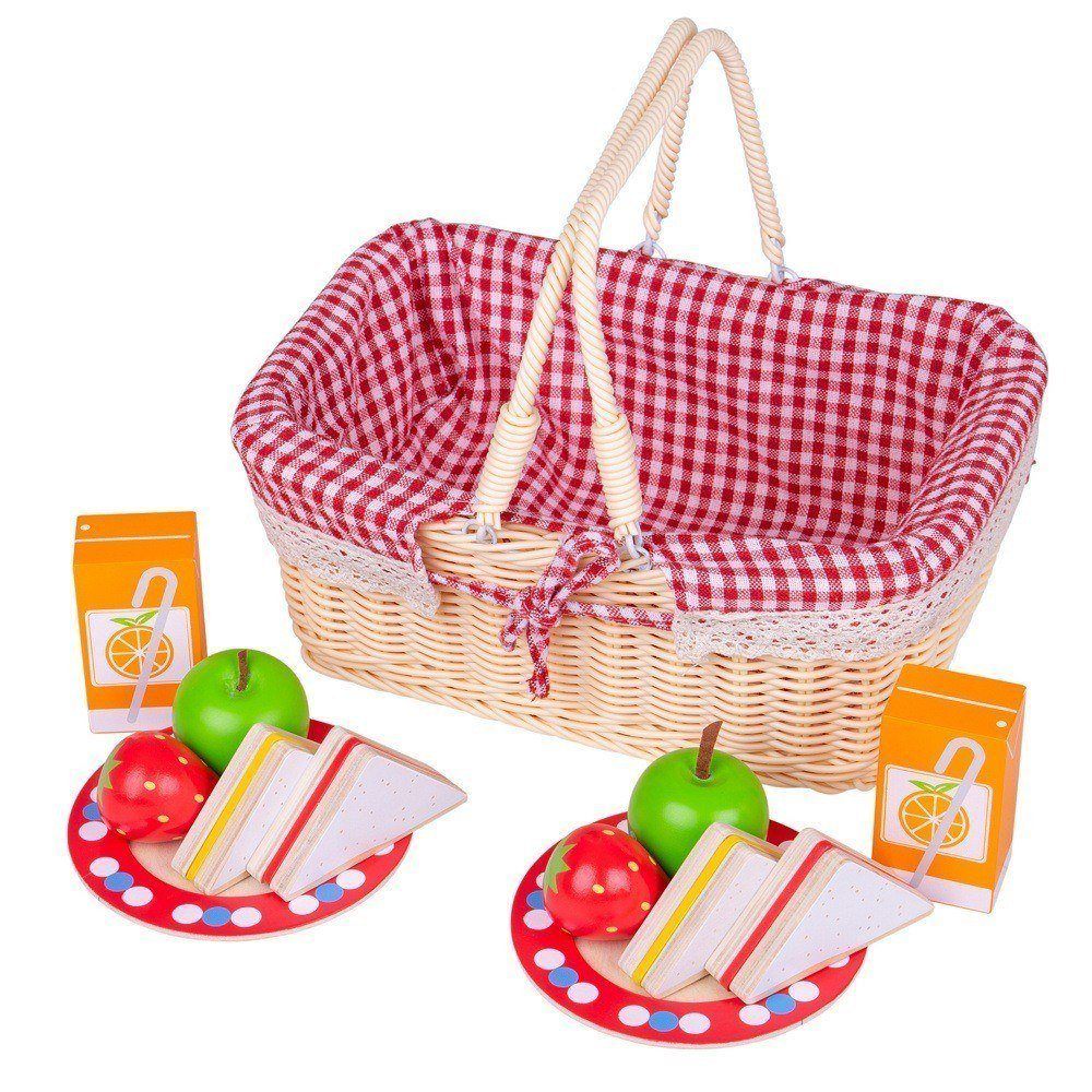 Picnic Basket by Bigjigs Toys US