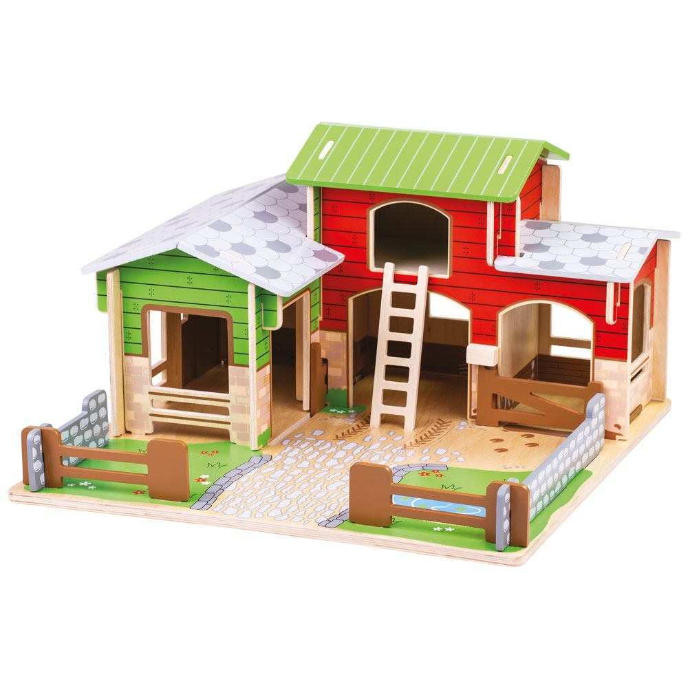 Cobblestone Farm by Bigjigs Toys US