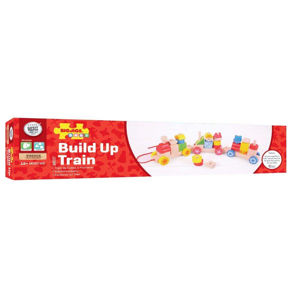 Build Up Train by Bigjigs Toys US