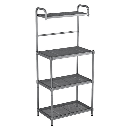 4-Tier Baker€™s Rack Stand Shelves Kitchen Storage Rack Organizer