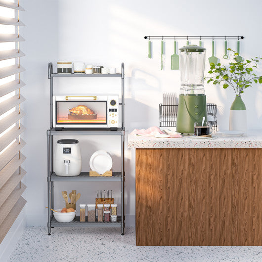 4-Tier Baker€™s Rack Stand Shelves Kitchen Storage Rack Organizer