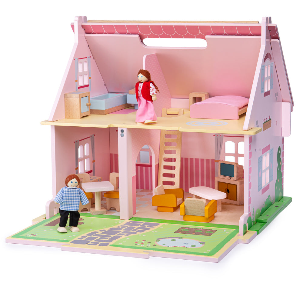 Heritage Playset Blossom Cottage by Bigjigs Toys US