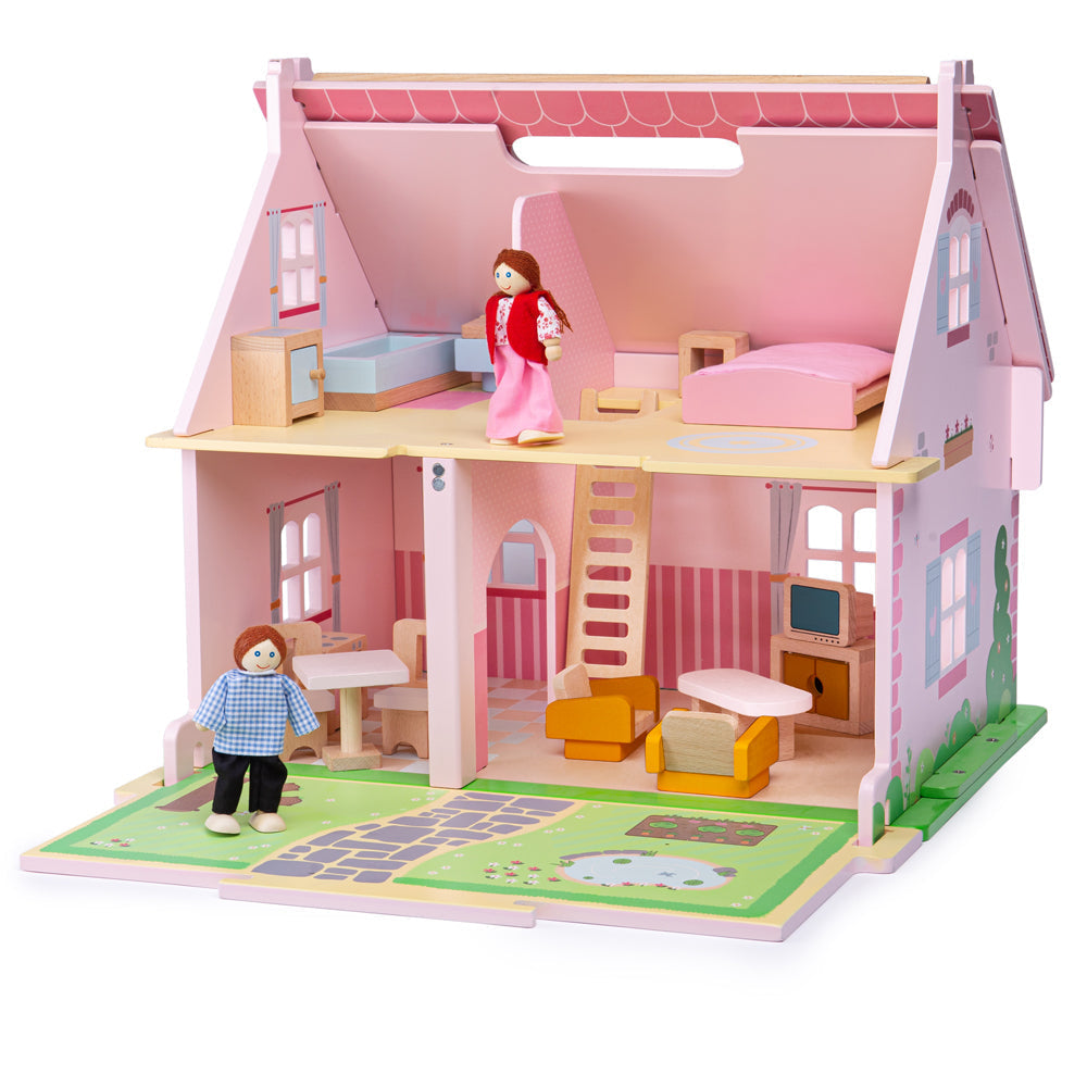 Heritage Playset Blossom Cottage by Bigjigs Toys US