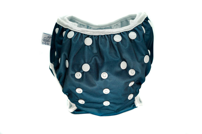 Solid Color Reusable Swim Diaper by Beau & Belle Littles