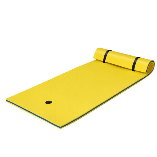 3-Layer Relaxing Tear-proof Water Mat-Yellow