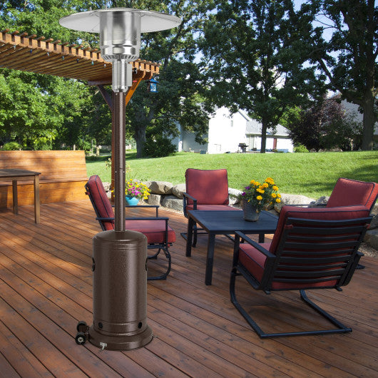 Garden Propane Standing LP Gas Steel Accessories Heater-Bronze