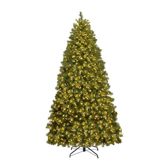 Pre-Lit Artificial PVC Christmas Tree with LED Lights and Stand-6 ft