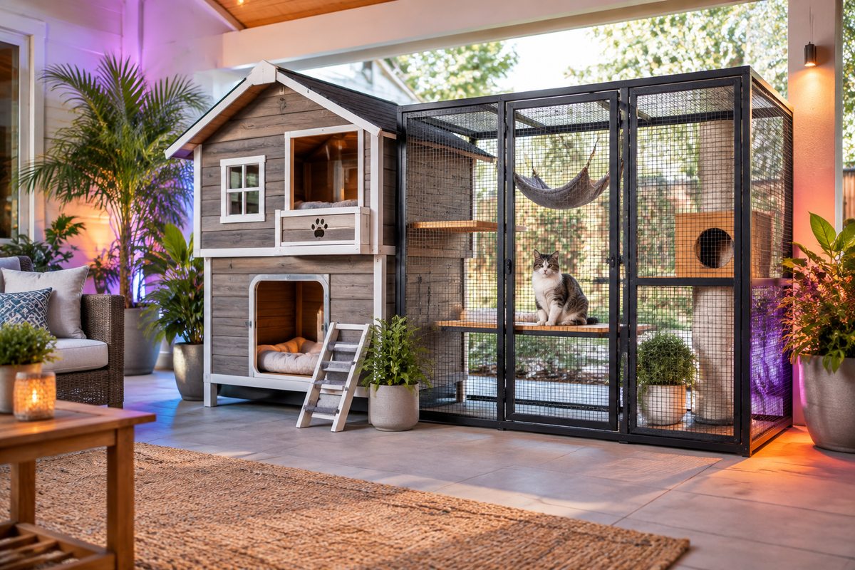 Cat Houses & Cages