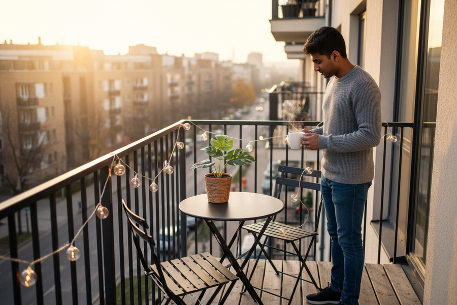 First Balcony Setup