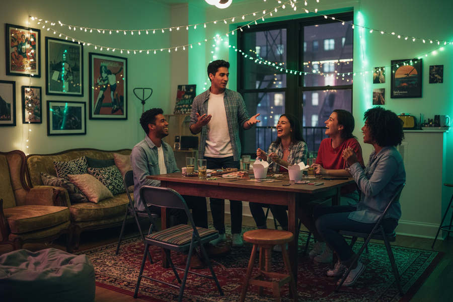 Hosting Friends Without Matching Furniture