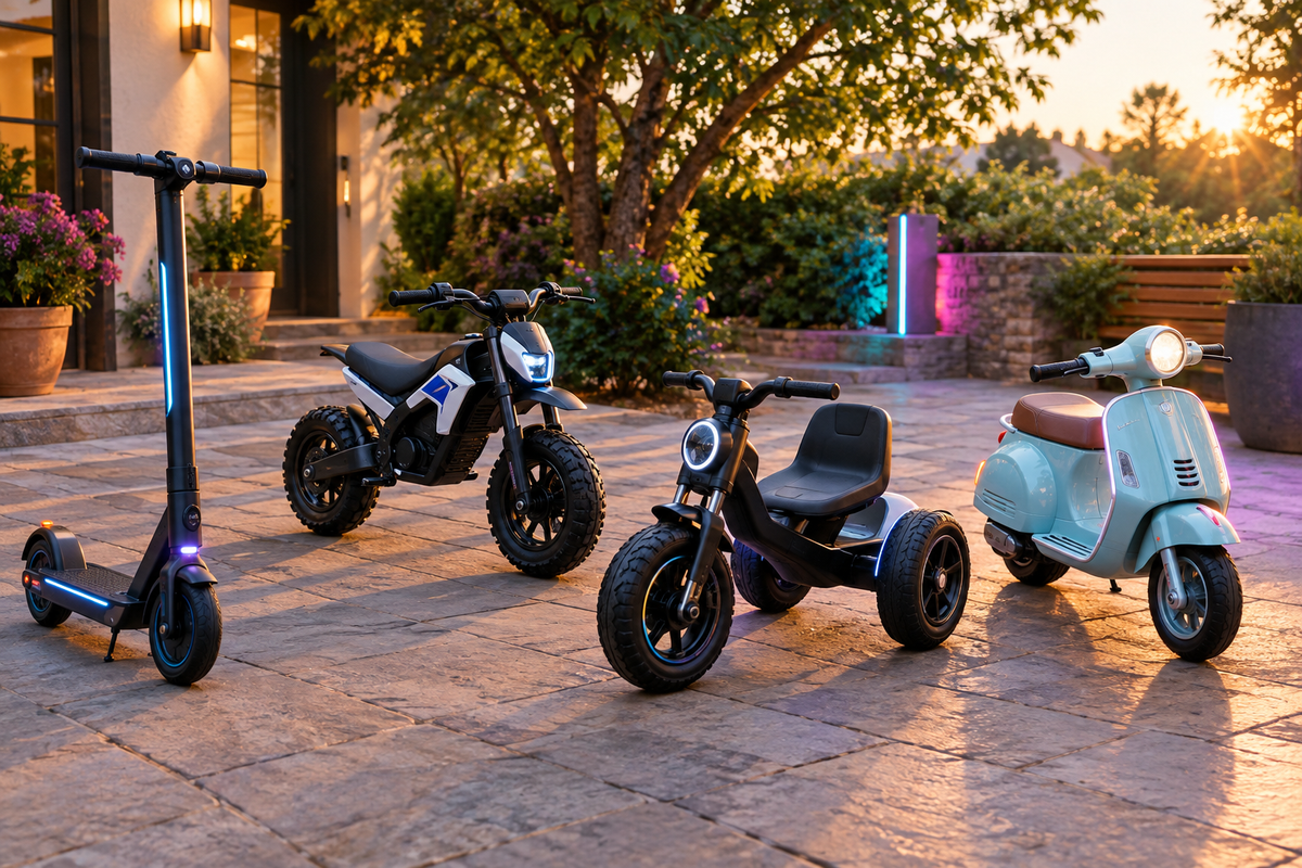Electric Scooters, Motorcycles, Trikes & Vespas