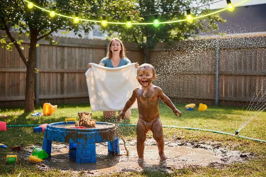 Messy Backyard Summer Days