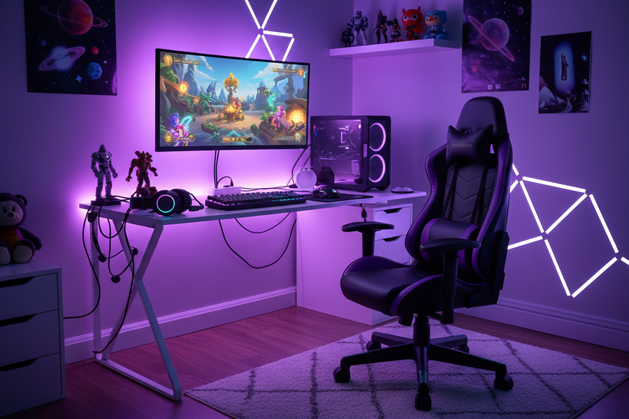 The First Gaming Setup