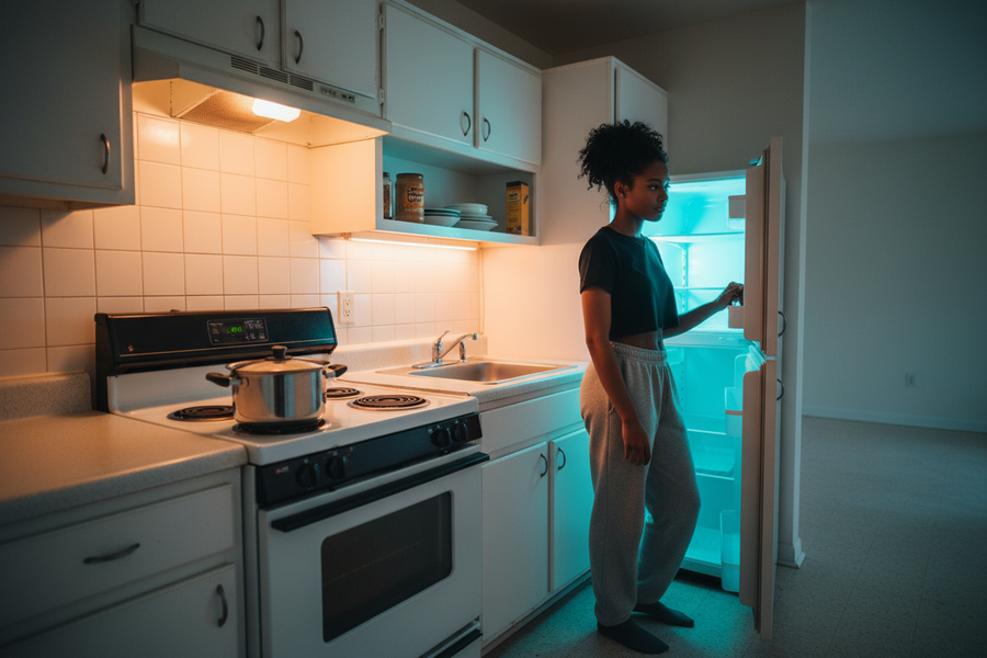 The Kitchen Feels Empty At 9PM