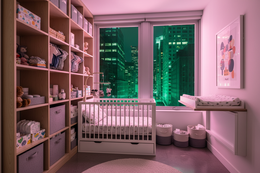 Tiny Apartment Baby Space Fixes