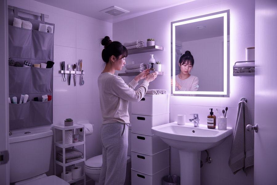Tiny Bathroom Storage Fixes