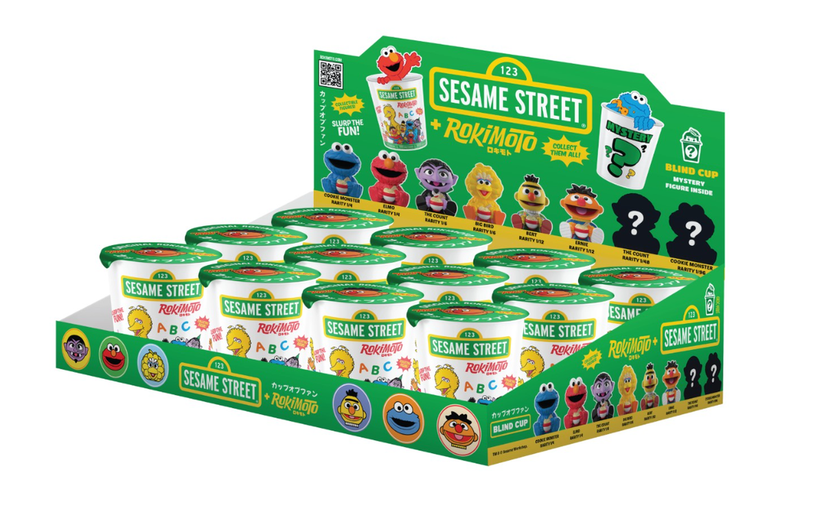 [Arriving Spring 2026] Funmaker Inc. ROKIMOTO x Sesame Street Series One Blind Cup