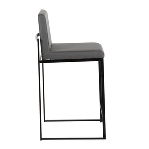 Fuji - Contemporary Modern Elegance, High Back Counter Stool by Couch.com