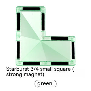 Color Window Asterism Magnetic Building Blocks Assembly